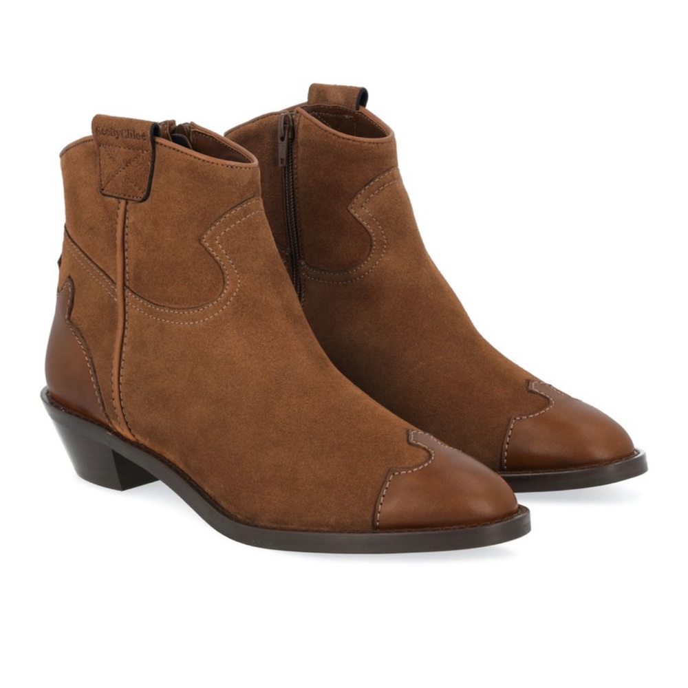 See by Chloe Effie suede ankle boots